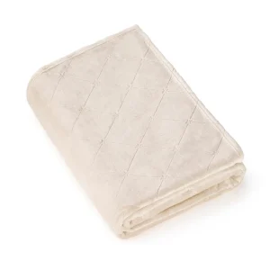 Maxi plaid/couvre-lit dessin : Diamond Taupe - 220 x 250 cm*Maison Héritage Online