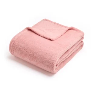 Maxi plaid/couvre-lit en polaire : Rose clair - 180 x 220 cm*CXLbyChristianLacroix Outlet