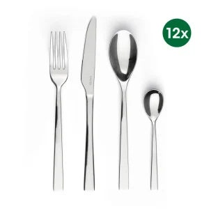 Ménagère 48 pièces en coffret magnet - argenté*Sauter Outlet