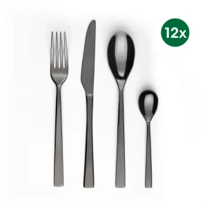 Ménagère 48 pièces en coffret magnet - noir*Sauter Sale