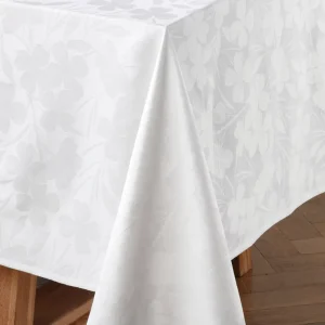 Nappe - tissé Jacquard - Petit Chênes Blanc*Rodier Online