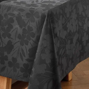 Nappe - tissé Jacquard - Petit Chênes gris foncé*Rodier New