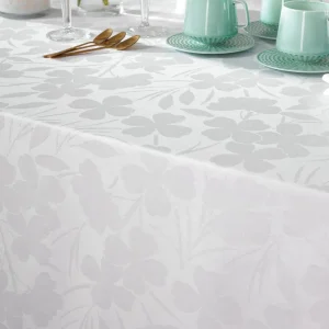 Nappe - tissé Jacquard - Petit Chênes Blanc*Rodier Online