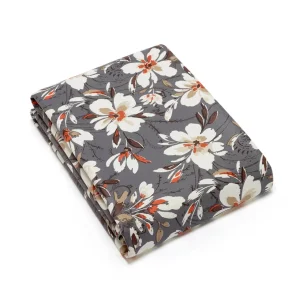 Nappe enduite anti-tache - Éclat de nature Gris foncé*Maison Héritage Online