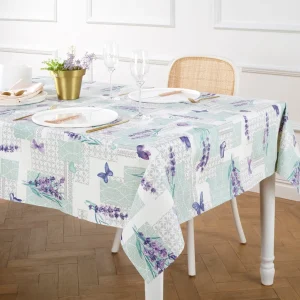 Nappe enduite anti-tache - Symphonie lavande Lavende*Maison Héritage Online