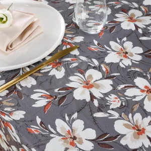 Nappe enduite anti-tache - Champ nocturne Gris foncé*Ines by Ines de la Fressange Fashion