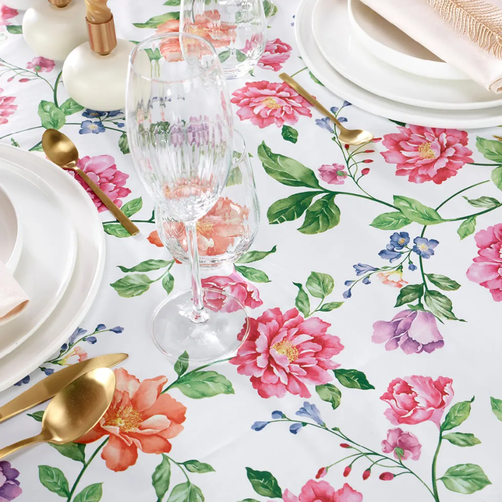 nappe_enduite_antitache___1-30.webp Nappe enduite anti-tache - Pivoine en fleur Blanc*Ines by Ines de la Fressange Discount