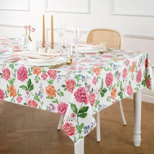 Nappe enduite anti-tache - Double impatients Blanc*Maison Héritage Hot
