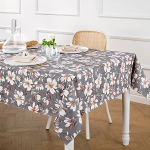 Nappe enduite anti-tache - Champ de nuit Gris foncé*Cacharel New