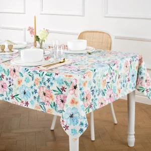 Nappe enduite anti-tache - Rêverie florale Multicouleur*Cacharel Clearance