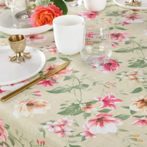 Nappe enduite anti-tache - Magnolia Taupe*Cacharel Sale