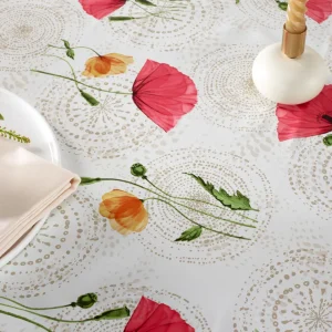 Nappe enduite anti-tache - Papaver Blanc cassé*Chevignon Online