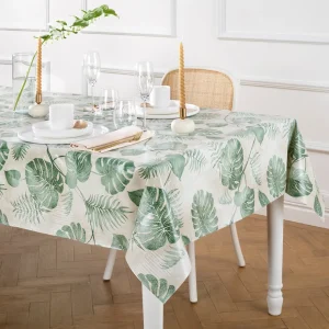 Nappe enduite anti-tache - Forêt de feuilles Taupe*Chevignon Fashion