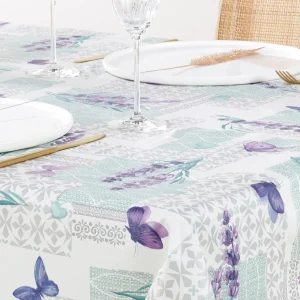Nappe enduite anti-tache - Symphonie lavande Lavende*Maison Héritage Online
