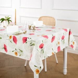 Nappe enduite anti-tache - Papaver Blanc cassé*Chevignon Online