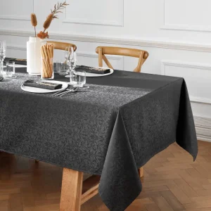 Nappe tissé Jacquard - Baroque Gris foncé*Maison Héritage Hot