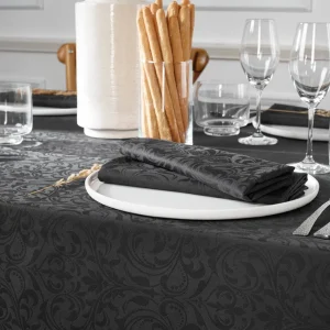 Nappe tissé Jacquard - Baroque Gris foncé*Maison Héritage Hot