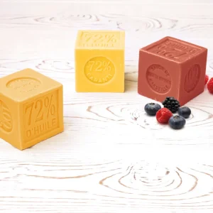 Pack de 3 savons de Marseille solides fruités - 3 x 100 g*Vipshopboutic Best