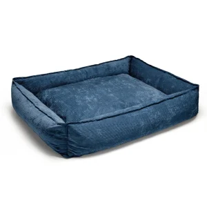 Panier pour chien velours côtelé - Bleu*Cacharel Sale