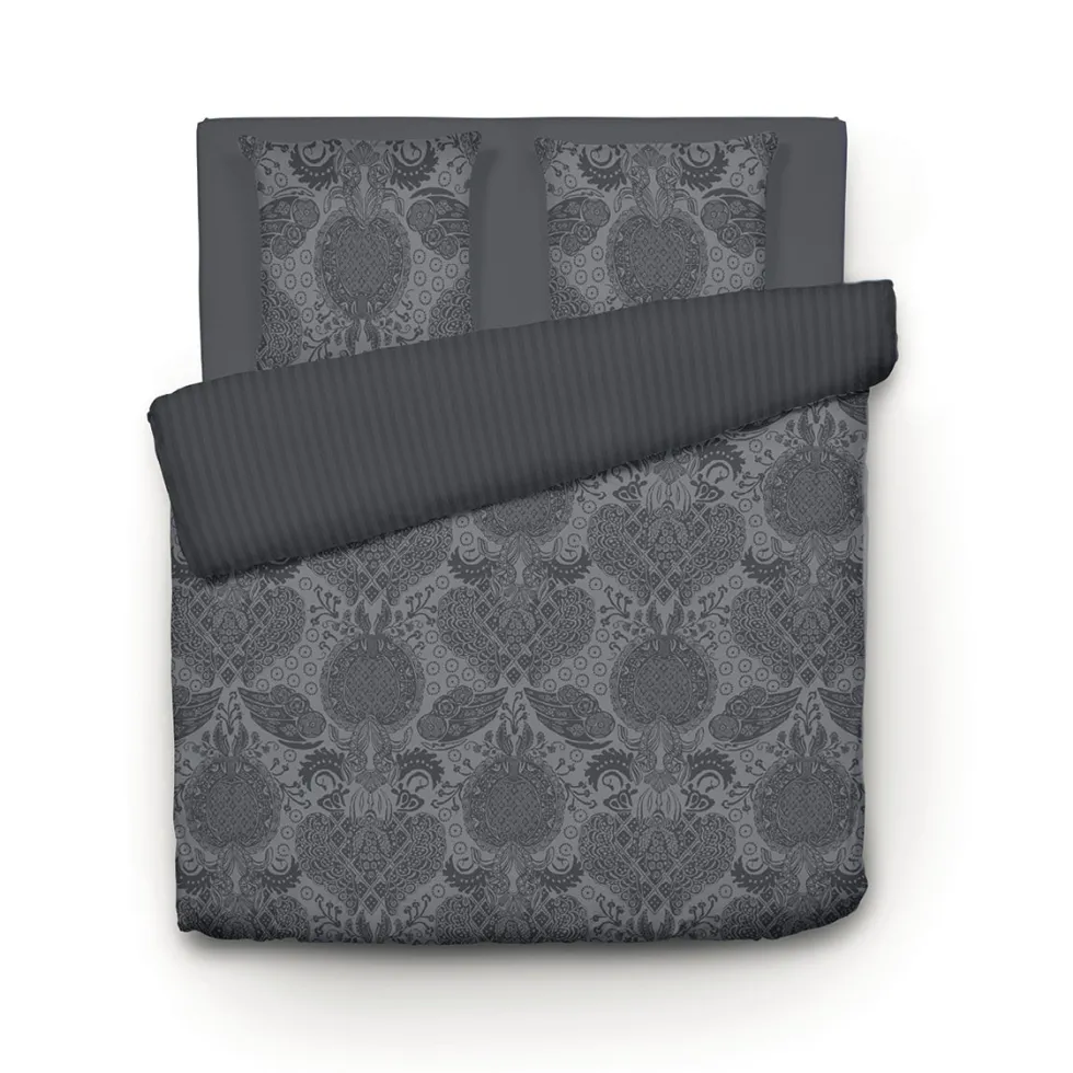 parure__housse_de_couette_3.webp PARURE - Housse de couette + taie(s) - Arles Gris foncé*CXLbyChristianLacroix New