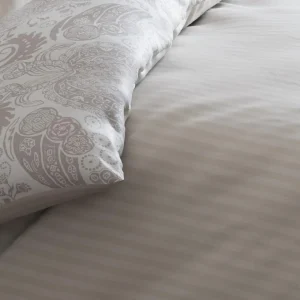 PARURE ARLES - Housse de couette + 2 taies - Taupe rayé*CXLbyChristianLacroix Online