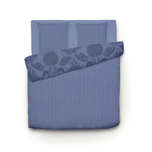PARURE ARLES - Housse de couette + 2 taies - Bleu rayé*CXLbyChristianLacroix Sale