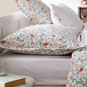 Parure bébé housse de couette + taie d'oreiller satin de coton - Petits Pois Blanc*Ines by Ines de la Fressange Fashion
