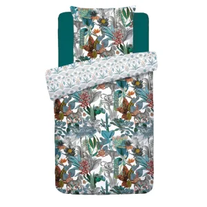 PARURE Housse de couette + taie d'oreiller satin de coton - Zanzibar Blanc*CXLbyChristianLacroix Discount