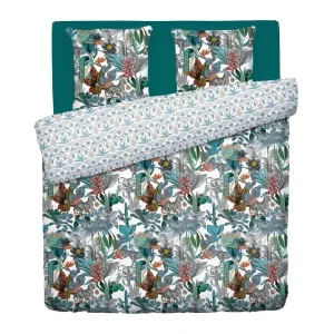 PARURE Housse de couette + taie d'oreiller satin de coton - Zanzibar Blanc*CXLbyChristianLacroix Discount