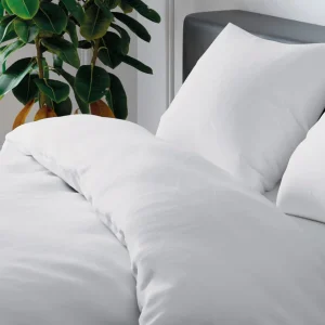 Parure housse de couette + taie(s) d'oreiller satin de coton - Uni Gris perle*CXLbyChristianLacroix Fashion