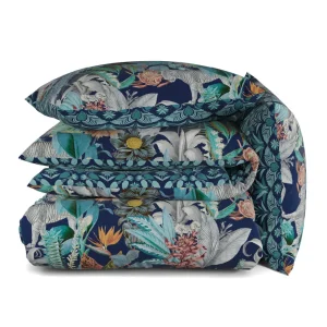 Parure housse de couette + taie(s) d'oreiller en satin de coton - Zanzibar bleu*CXLbyChristianLacroix Sale