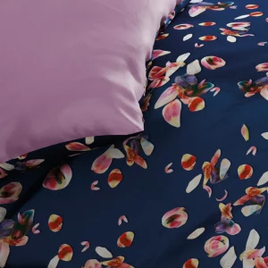 Parure housse de couette + 2 taies satin de coton - Aurore Rose*Cacharel Fashion