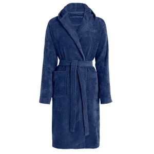 Peignoir avec capuche - Bleu foncé*Maison Héritage Discount