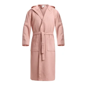 Peignoir avec capuche - Nid d'abeille Rose*Ines by Ines de la Fressange Discount