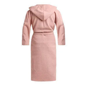 Peignoir avec capuche - Nid d'abeille Rose*Ines by Ines de la Fressange Discount