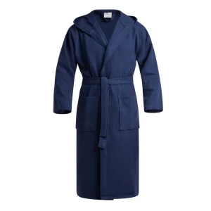Peignoir avec capuche - Nid d'abeille Bleu foncé*CXLbyChristianLacroix Discount