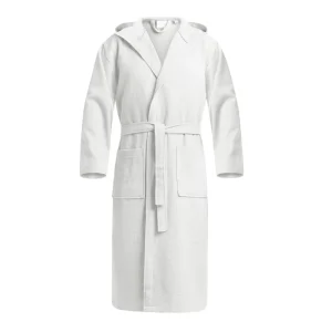 Peignoir avec capuche - Nid d'abeille Blanc*CXLbyChristianLacroix Discount