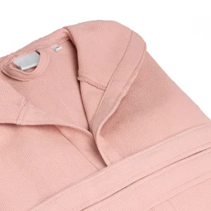 Peignoir avec capuche - Nid d'abeille Rose*Ines by Ines de la Fressange Discount