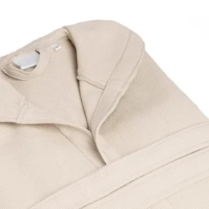Peignoir avec capuche - Nid d'abeille Taupe*Ines by Ines de la Fressange Discount