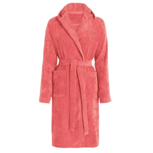 Peignoir avec capuche - Rose hibiscus*Maison Héritage Online