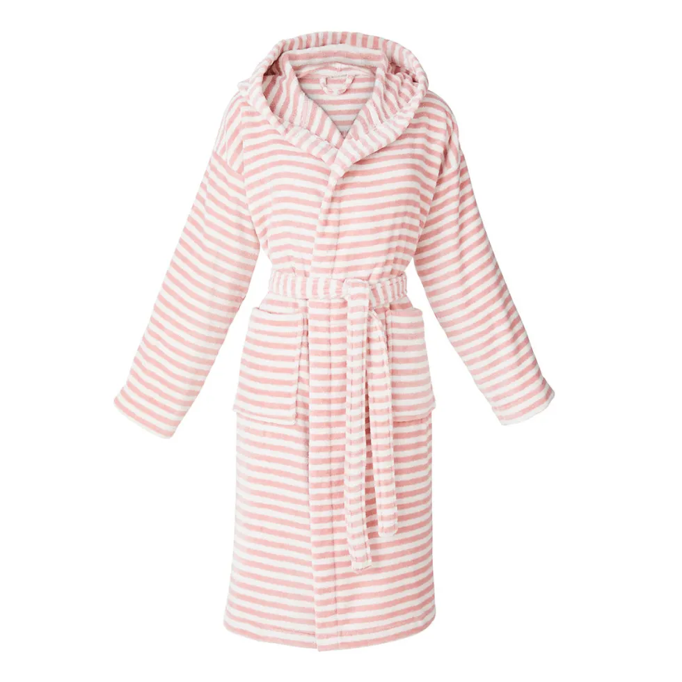 peignoir_avec_capuche_en__0-9.webp Peignoir avec capuche en coton ultra doux et absorbant - Bahamas rose*Rodier Outlet