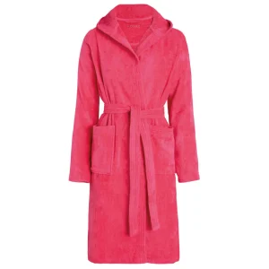 Peignoir avec capuche en coton ultra doux et absorbant - Fuchsia*Rodier Outlet