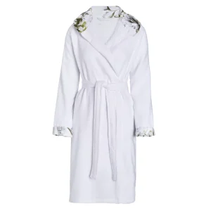 Peignoir avec capuche en coton ultra doux et absorbant - Jungle Blanc*Rodier Discount