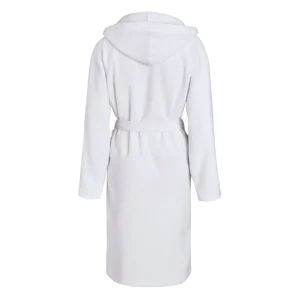 Peignoir avec capuche en coton velours ultra doux et absorbant - Blanc*Ines by Ines de la Fressange Online