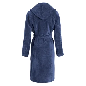 Peignoir avec capuche en coton ulta absorbant - Bleu foncé*Cacharel Best