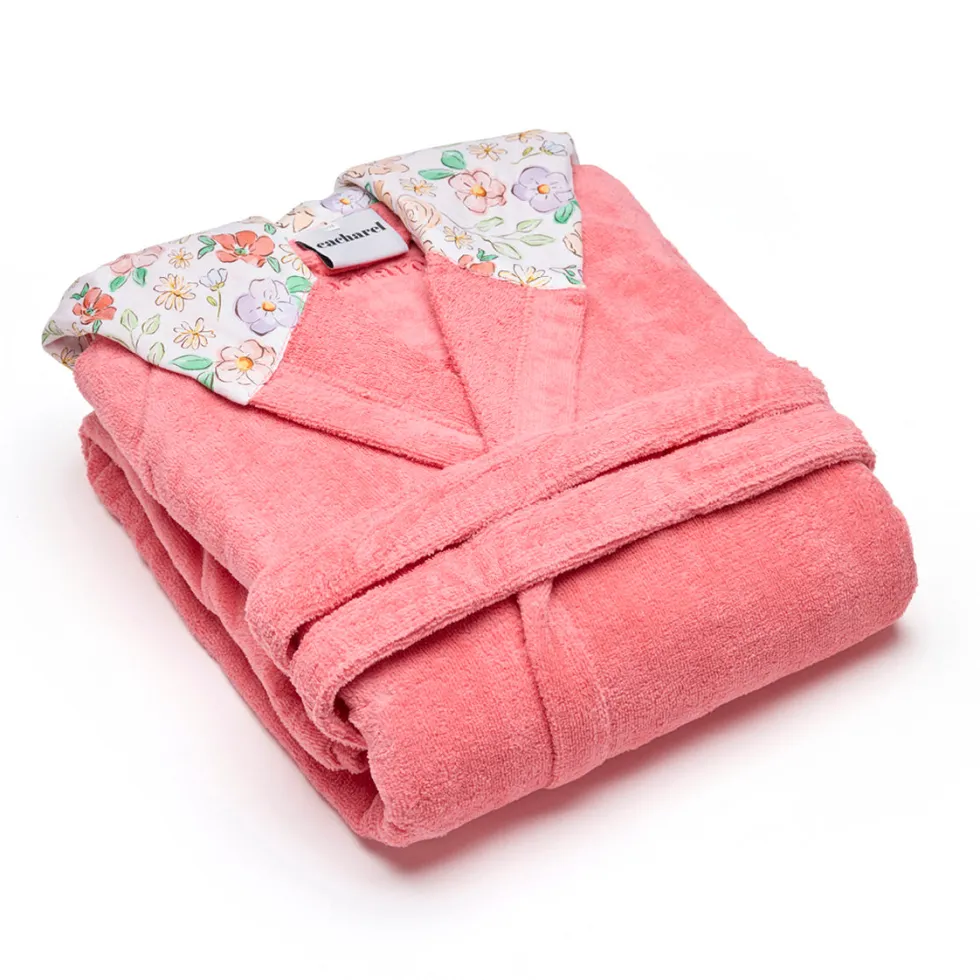 peignoir_avec_capuche_en__3-5.webp Peignoir avec capuche en coton ulta absorbant - Meadow Rose hibiscus*Cacharel Online