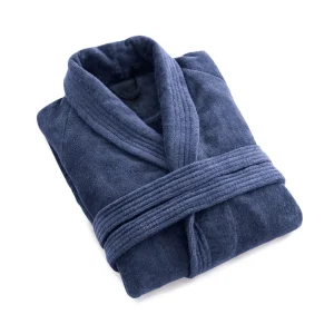 Peignoir avec col châle - Bleu foncé*Chevignon Hot