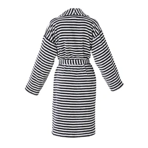 Peignoir avec col châle - Cuba bleu foncé*Chevignon Sale