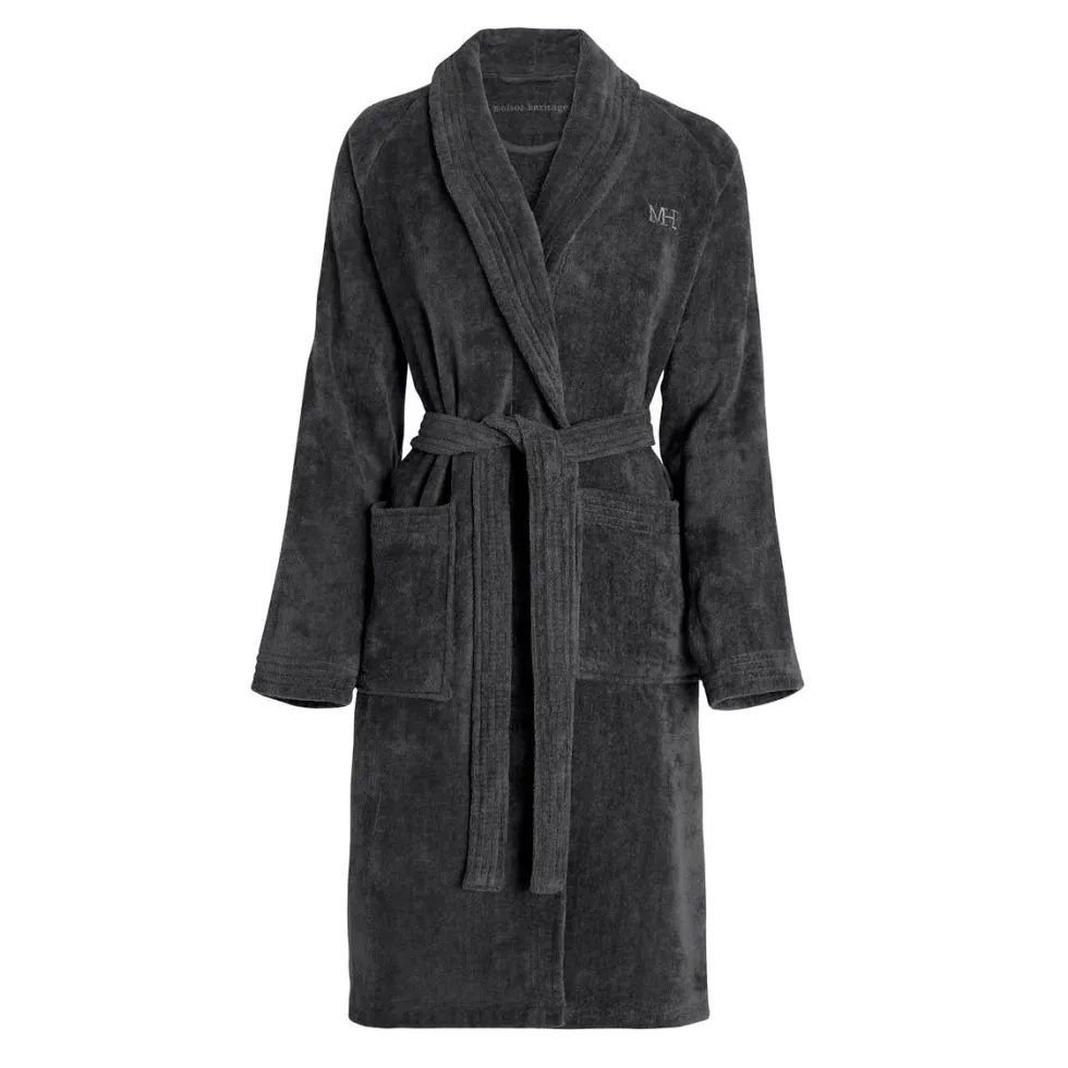 peignoir_avec_col_chle__g_1-3.webp Peignoir avec col châle - Gris foncé*Maison Héritage Outlet