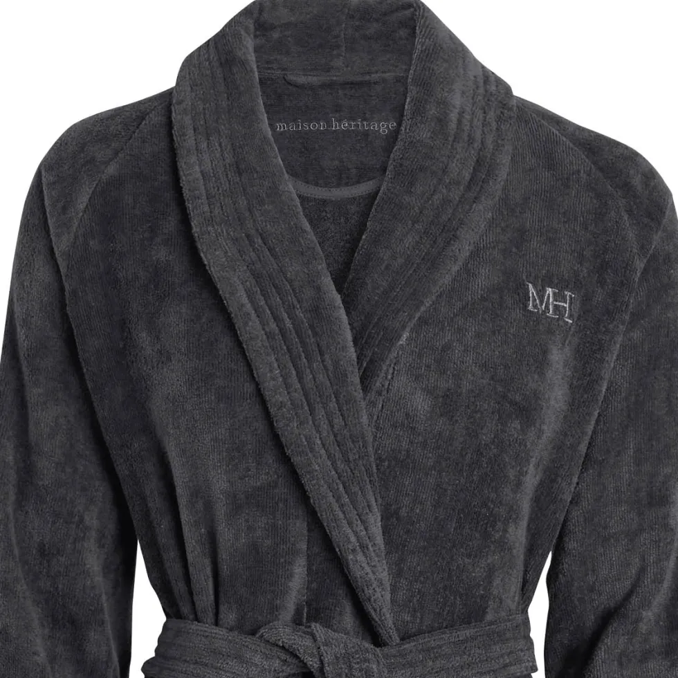 peignoir_avec_col_chle__g_3.webp Peignoir avec col châle - Gris foncé*Maison Héritage Outlet